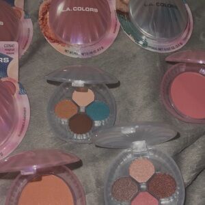 L.A. Colors Eyeshadow Palette - Bold Blue and Warm Tones esch $10